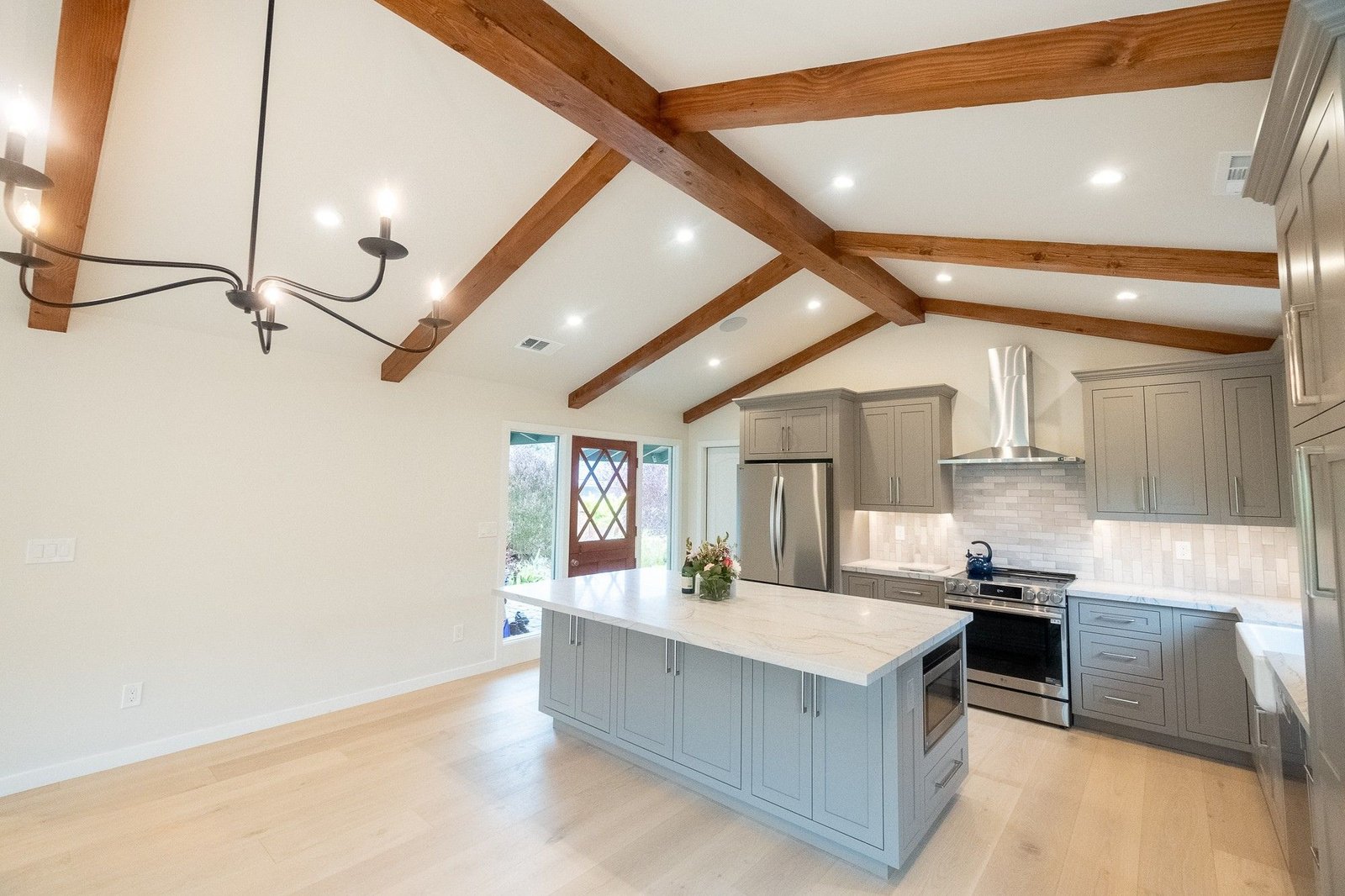 big sur kitchen with kitchen island